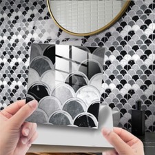 24Pcs Moroccan Style Tile Wall