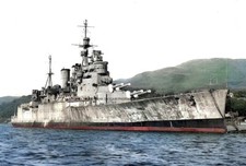 ROYAL NAVY BATTLECRUISER HMS