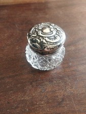 Silver Topped Vanity Jar