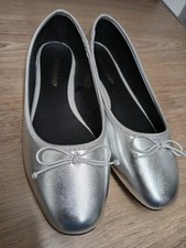 Primark Bow Bina: Silver Shoes