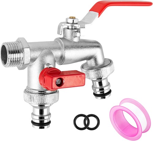 Double garden tap - double,