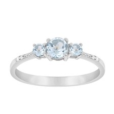 1.15 Ct Round Shape Blue Topaz