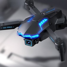 2 Batteries 1080P HD Drone X6