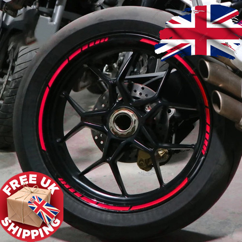 Reflective motorcycle wheel - reflective,