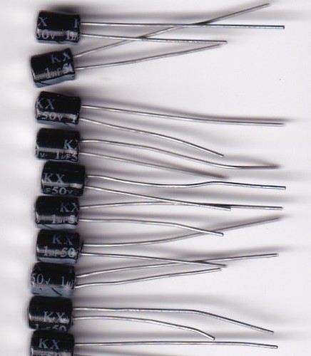 1uf volts small radial - 50,
