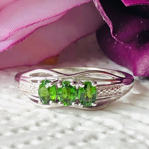 Russian diopside 925 - diopside, sterling
