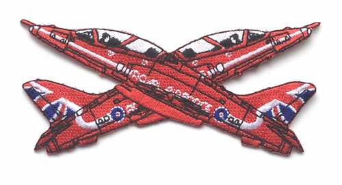 Raf red arrows cross over - cross,