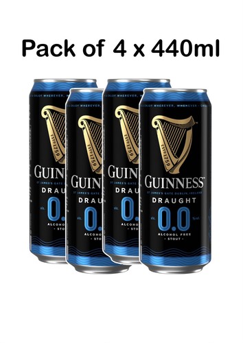Guinness draught stout - guinness, 0.0%