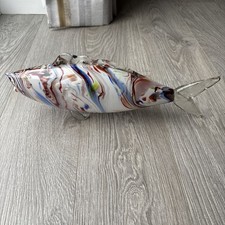 Murano Glass Fish Multi Coloured 36cm  - 1960’s