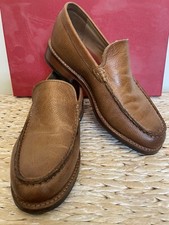 Grenson Tan Leather Loafers Size 6E VGC