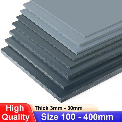Grey pvc sheet plastic board - grey,
