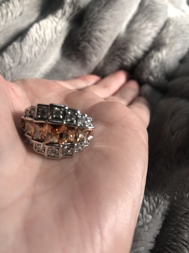 White gold filled lab - filled,