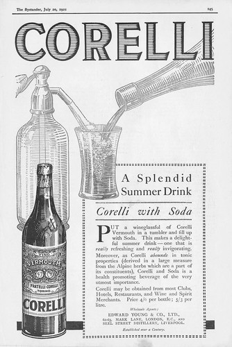 Corelli vermouth splendid - vermouth;, a