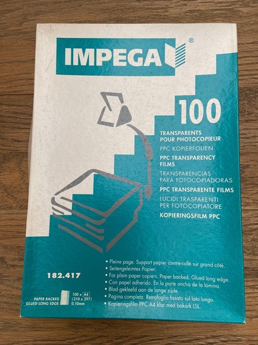 Impega transparency film - impega, for