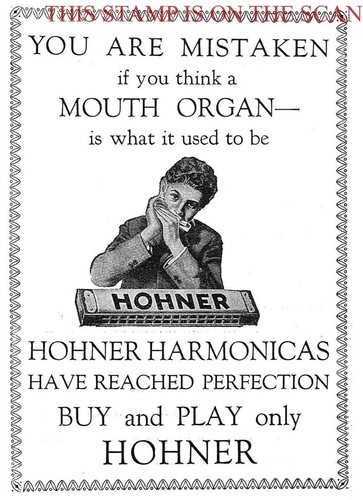 1930s advert hohner harmonicas - 1930s,