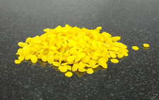 Yellow beeswax pellets - yellow,