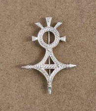 Tuareg Cross Pin Brooch