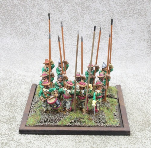 25mm ecw metal pikemen x12 - 25mm,