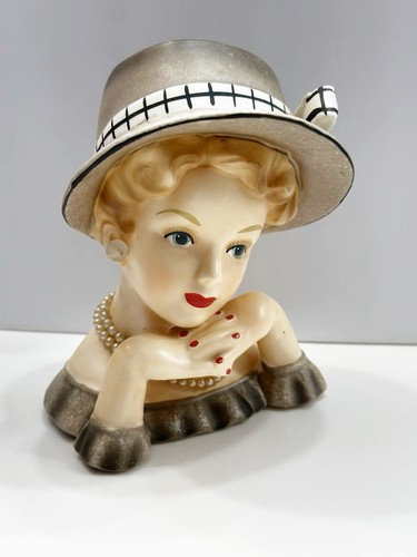 Relpo lady head vase k1175 - relpo,