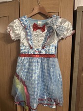 World Book Day Girls Wizard of Oz Dorothy costume age 7-8 years + Head Band