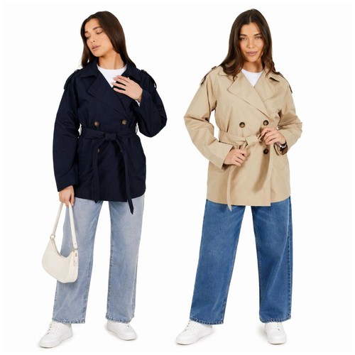 Brave soul ladies trench - ladies, coat