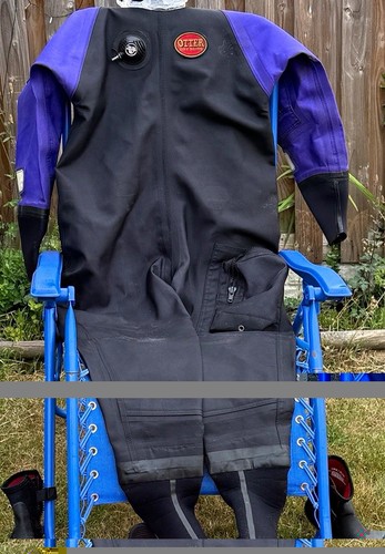 Otter skin scuba drysuit - otter,