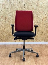 STEELCASE* REPLY OFFICE CHAIR Red/black Mesh Back - Ergonomic- UK DELIVERY
