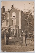 RPPC Unidentified Edwardian House "20 Englewood" Real Photo Postcard
