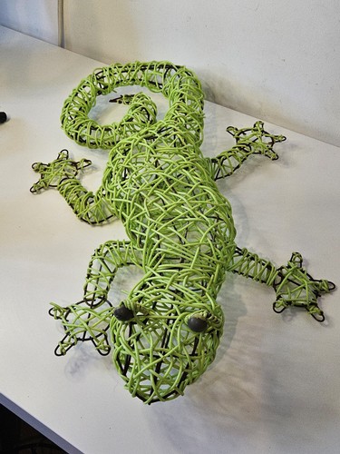 Garden lizard gecko - gecko, green