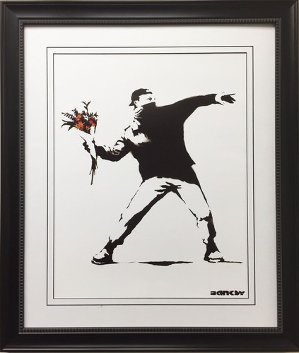 Banksy molotov new custom - banksy,