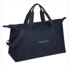 COACH Fragrance Navy Blue Duffle Weekender Bag Shoulder Handbag