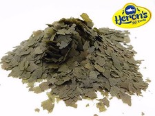 HERONS Multi Vitamin Tropical Fish Food Flakes SPIRULINA MALAWI GOLDFISH COLOUR 
