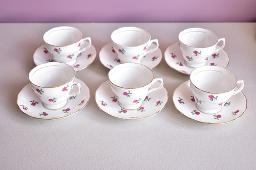 Vintage colclough pink rosebud - pink,