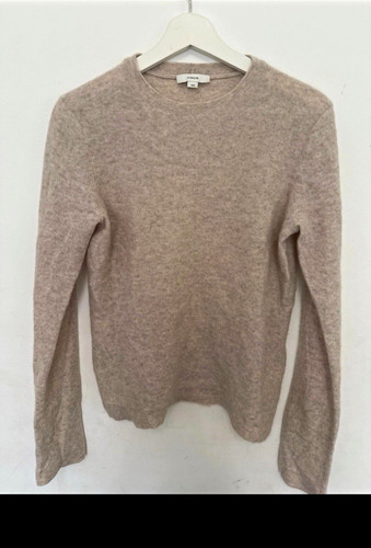 Vince beige cashmere crew - beige,