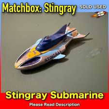 Vintage MATCHBOX STINGRAY 1992 Stingray Submarine DieCast Metal & Plastic Toy #A