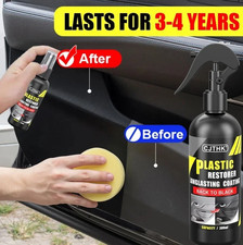 Car Plastic Restorer Back To Black Gloss Plastic Renovator Longlasting Coating