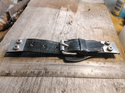 Leather bonnet strap for - bonnet,