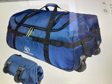 Redcamp Blue Lightweight Holdall with wheels - extra large 120 litres