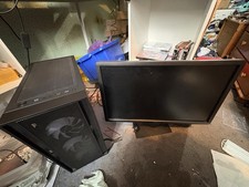 Dell Gaming Computer PC & Monitor Intel I7 16GB RAM 128 GB SSD Windows 10