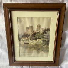 Vintage Framed Print Durham