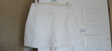 Zara White Shorts Size Euro L