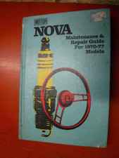 1970-77 CHEVROLET NOVA MOTOR MAINTNENANCE & REPAIR GUIDE MANUAL SERVICE 72 73 71
