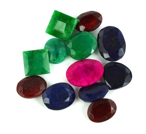 Blue sapphire ruby - blue,