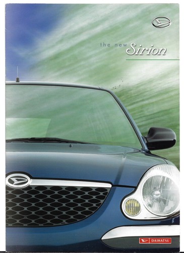Daihatsu sirion 2002 - sirion, 2002-2003