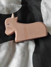 Ostheimer Ox Lying Down Nativity Montessori Waldorf Wooden Toy Christmas figure