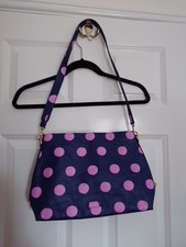 Cath Kidston Navy Spot Handbag