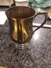 Antique Pewter Tankard 213g