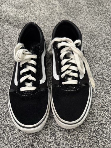 Vans men black white canvas - vans, black/white