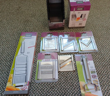 GIGANT MULTI SLICER WITH SET OF 5 INSERTS FOR CUTTING, SHREDDING VEG & CHEESE