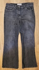 Next womens bootcut jeans (dull black) UK size 10, petite